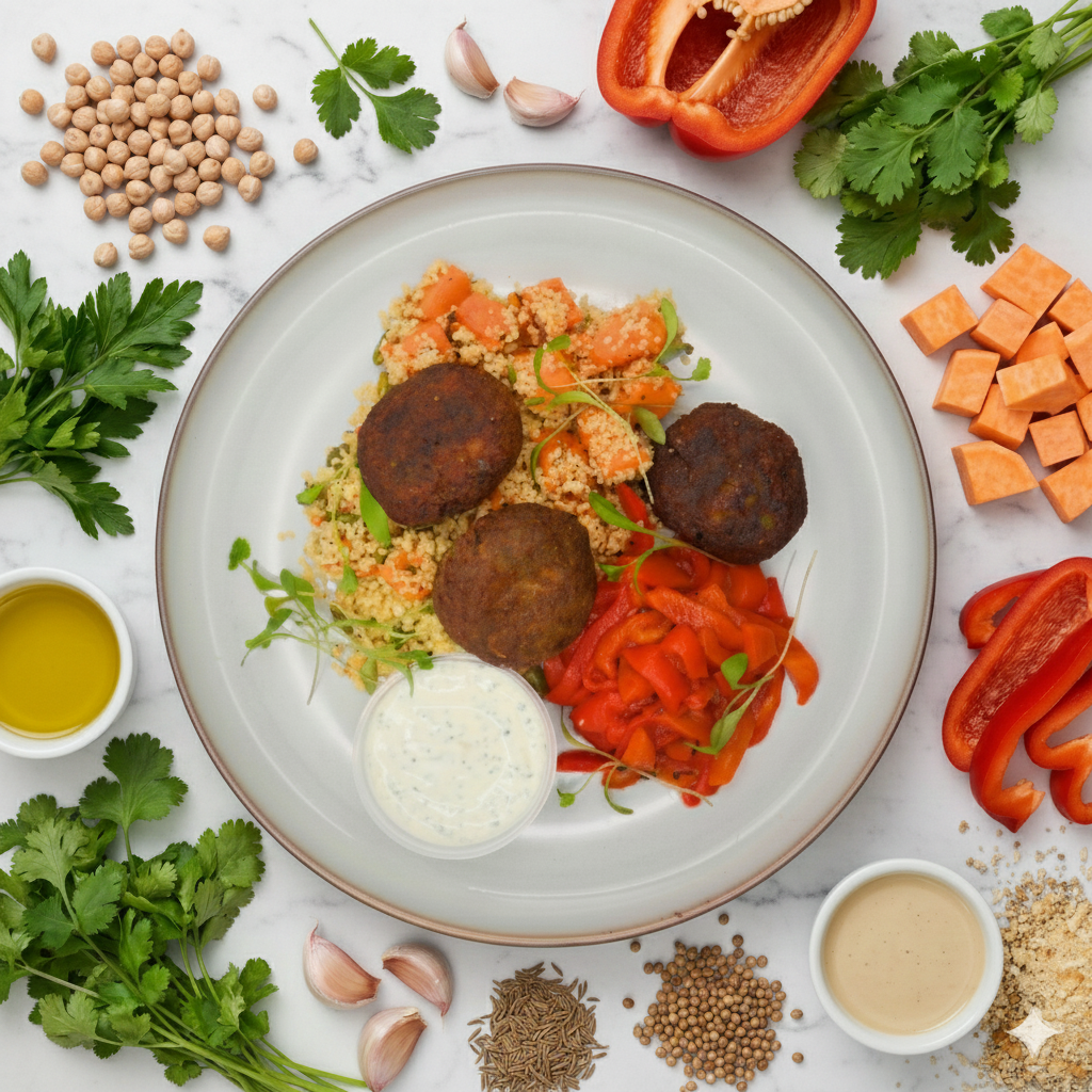 BUTTERNUT SQUASH FALAFEL