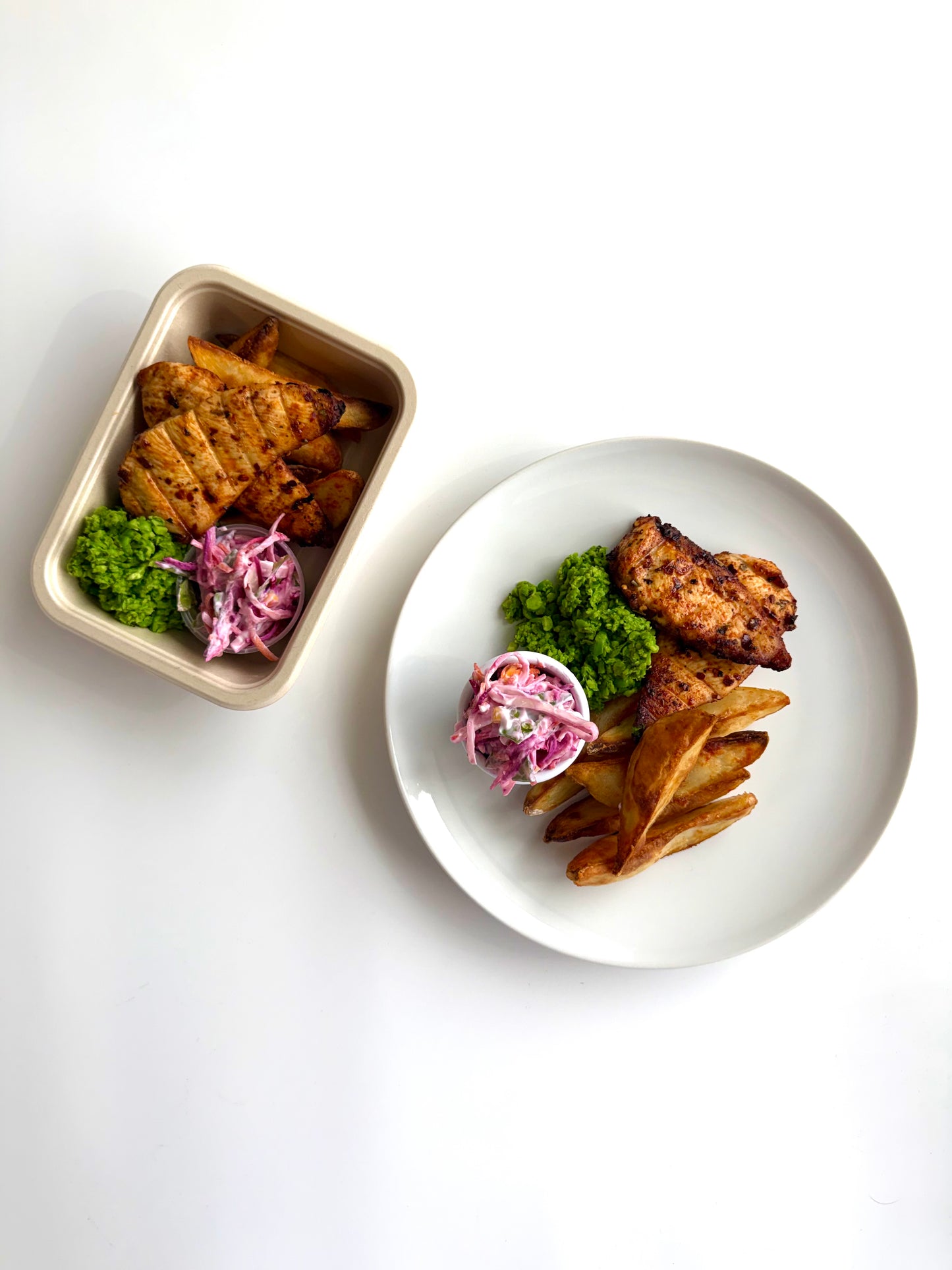 PERI PERI CHICKEN WITH POTATO WEDGES