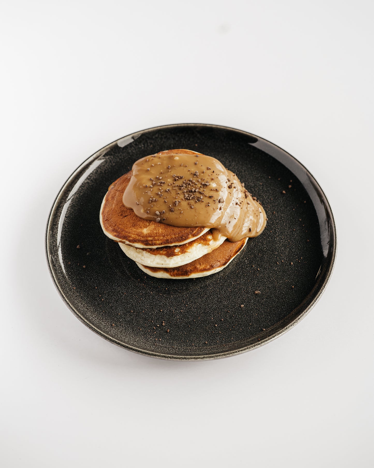 SALTED CARAMEL PROTEIN PANCAKES