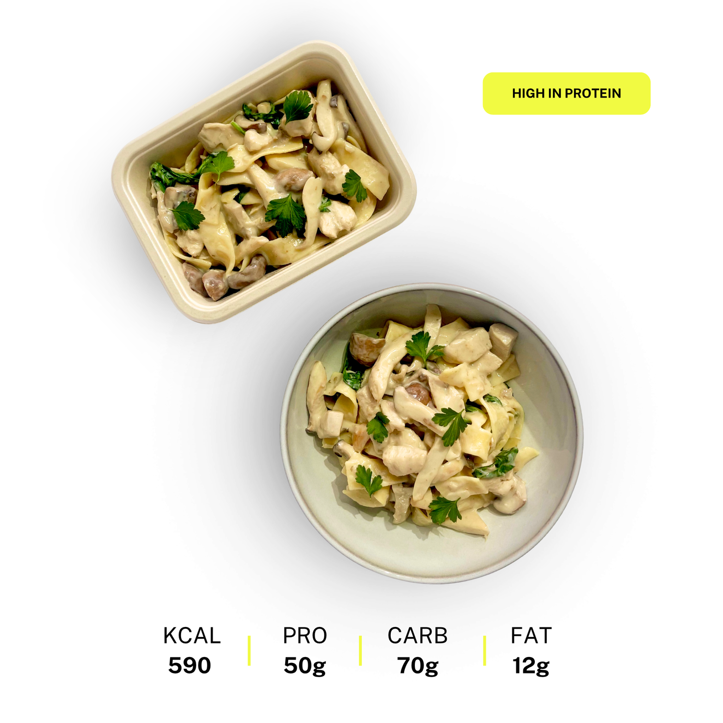 CHICKEN & WILD MUSHROOM PAPPARDELLE