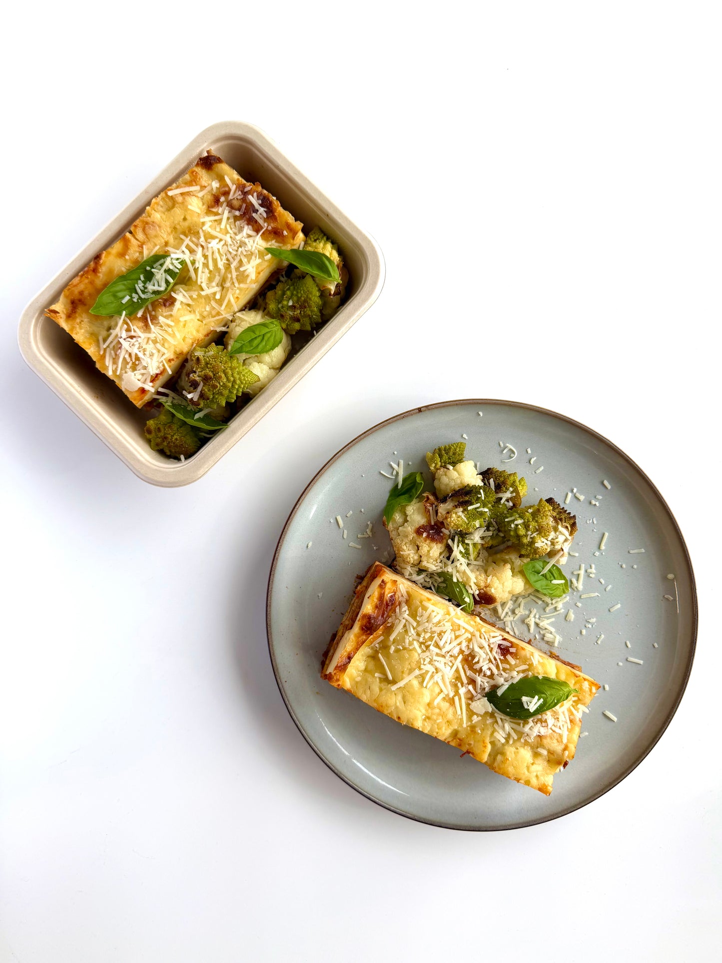 BEEF LASAGNE WITH ROASTED ROMANESCO