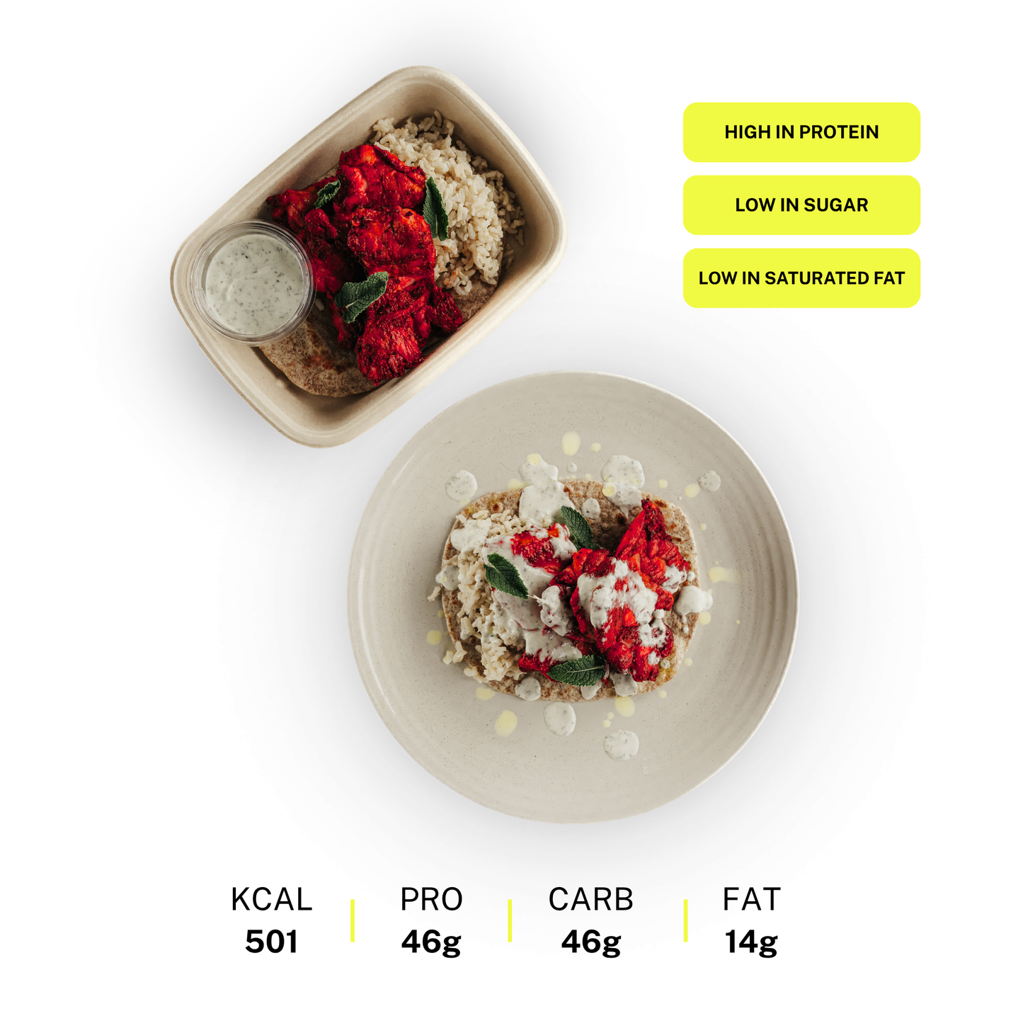 TANDOORI CHICKEN FLAT BREAD